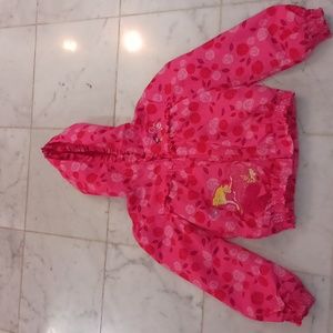 Disney Store Sleeping Beauty hooded rain jacket
